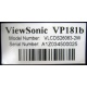 Viewsonic VP181b