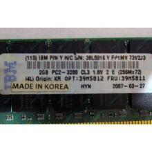 IBM 39M5811 39M5812 2Gb (2048Mb) DDR2 ECC Reg memory