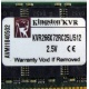 Kingston KVR266X72RC25L/512 2.5V.