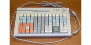 POS-клавиатура HENG YU S78A PS/2 белая