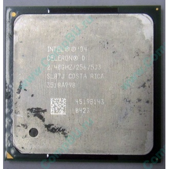 Процессор Intel Celeron D (2.4GHz /256kb /533MHz) SL87J s.478