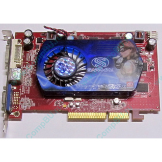Б/У видеокарта 512Mb DDR2 ATI Radeon HD2600 PRO AGP Sapphire