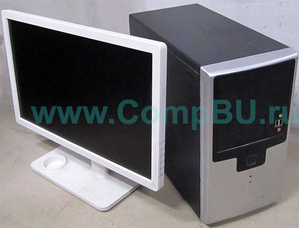 Комплект: четырёхядерный компьютер с 4Гб памяти и 19 дюймовый ЖК монитор